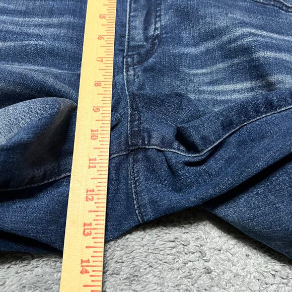 Democracy Jeans Womens 12 (35x29) Blue Ankle High rise - Picture 8 of 10